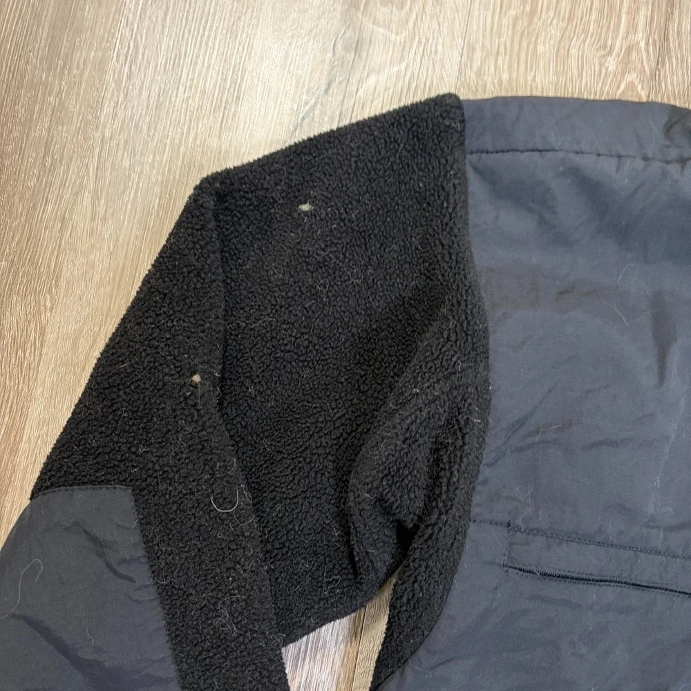 The North Face Denali Jacket Black Full Zip Mens Small Coat Fleece